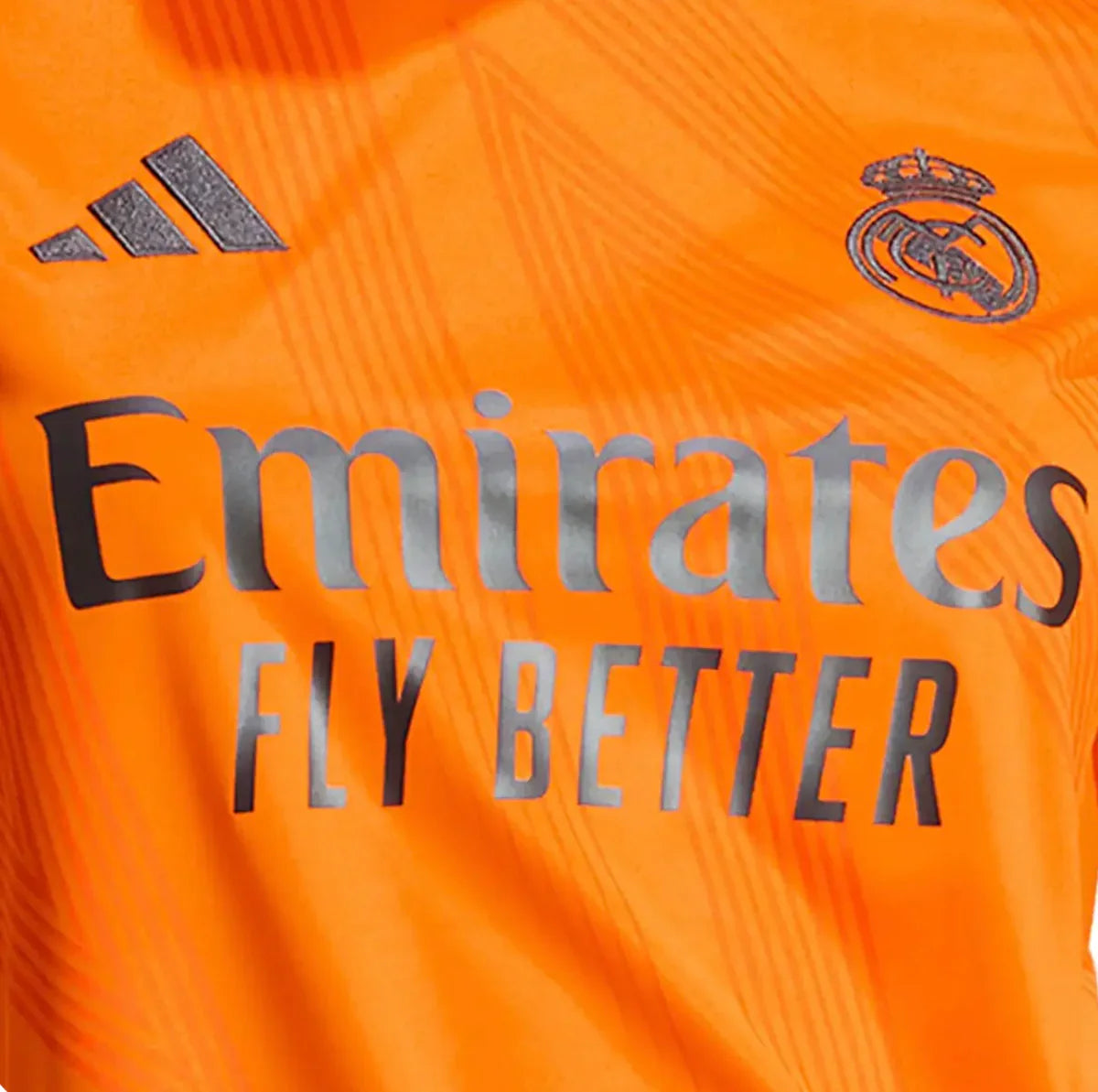Camisola Feminina Real Madrid II 24/25 - Laranja