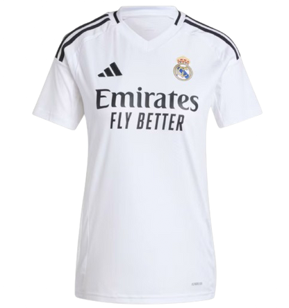 Camisola Feminina Real Madrid I 24/25 - Branco