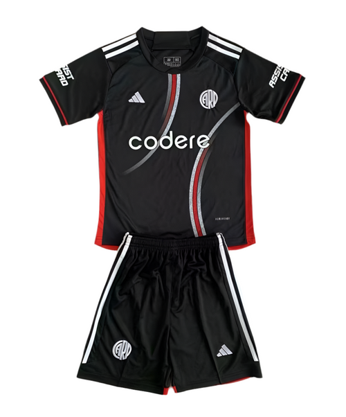 Kit Infantil River Plate III 24/25 - Preto