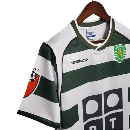 Camisola Retro Sporting I 2002/2003 - Verde e Branco