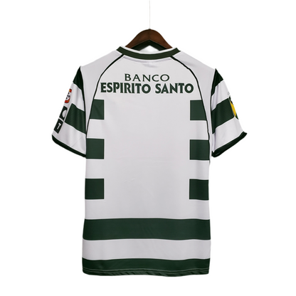Camisola Retro Sporting I 2002/2003 - Verde e Branco