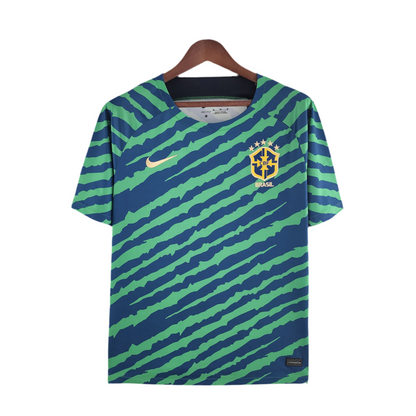 Camisola Seleção Brasil 2022 - Verde e Azul - Edição Especial