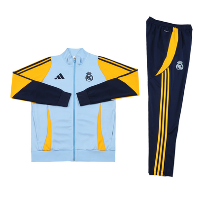 Fato de Treino Real Madrid 24/25 - Azul e Amarelo