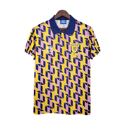 Camisola Escócia Retrô 1988/1989 Amarela -