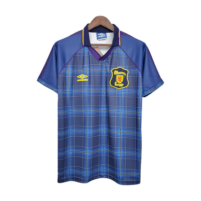 Camisola Escócia Retrô 1994/1996 Azul -