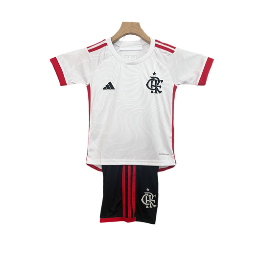 Kit Infantil Flamengo II 24/25 - Branco