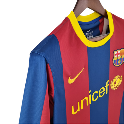 Camisola Manga Longa Barcelona 10/11 - Grená
