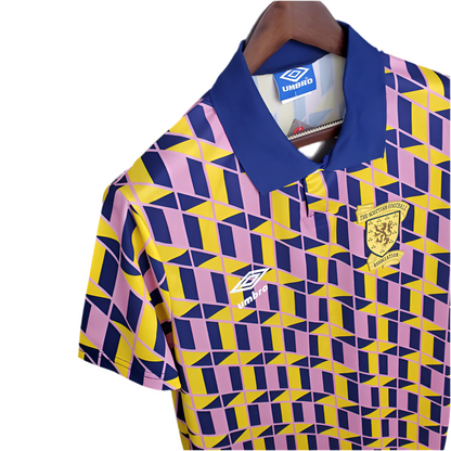 Camisola Escócia Retrô 1988/1989 Amarela -