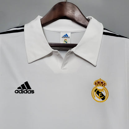 Camisola Manga Longa Real Madrid 2002 - Branco