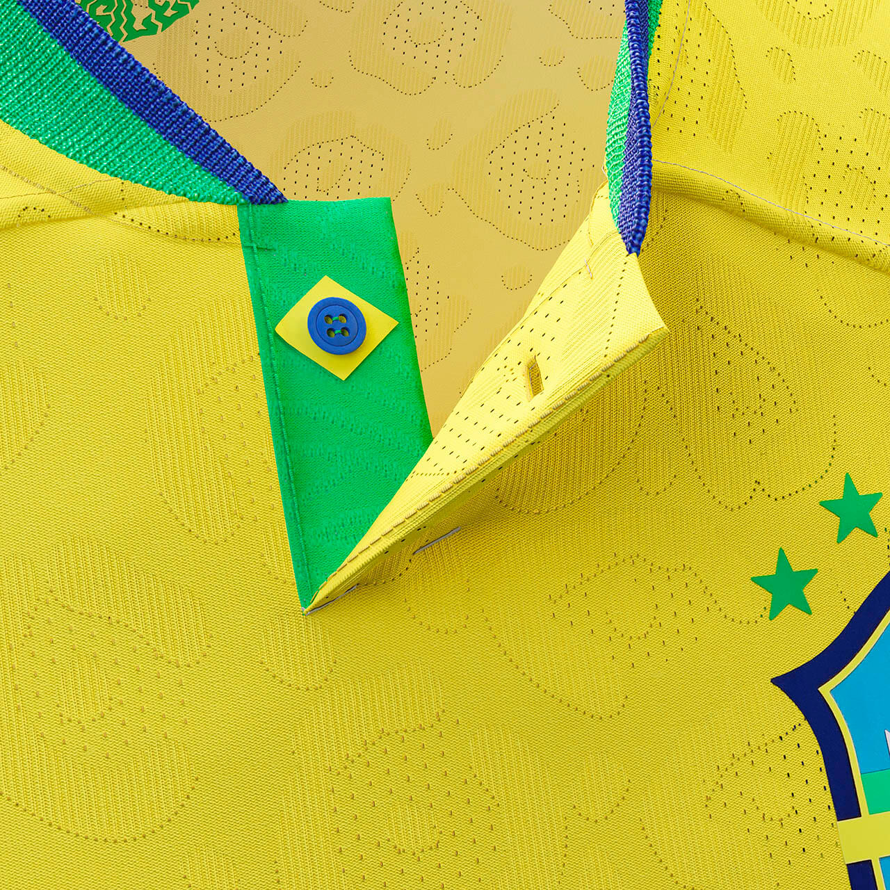 Camisola Seleção Brasil I 22/23 - Amarelo com Patch