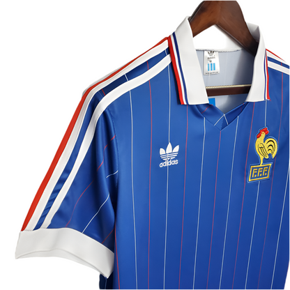 Camisola França Retrô 1982 - Azul