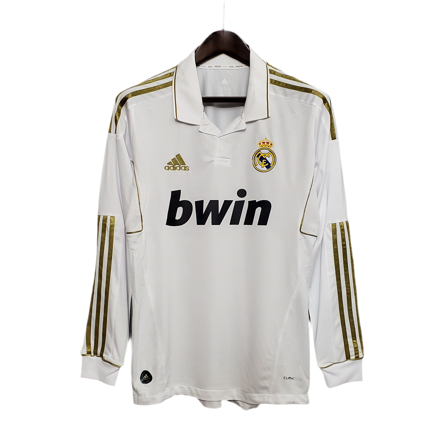Camisola Manga Longa Real Madrid 11/12 - Branco