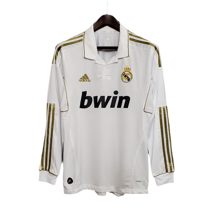 Camisola Manga Longa Real Madrid 11/12 - Branco