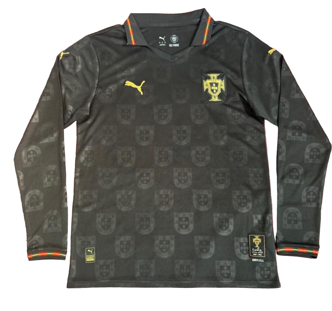 Camisola Manga Longa Portugal 25/26 - Edição Especial Pantera Negra