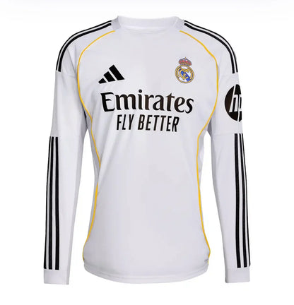Camisola Real Madrid I 25/26 - Manga Longa