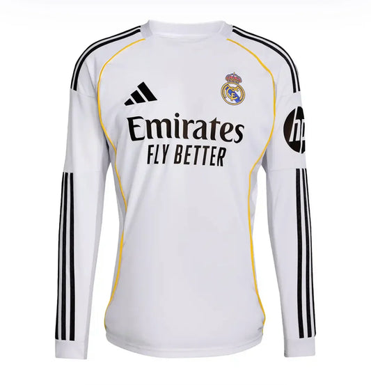 Camisola Real Madrid I 25/26 - Manga Longa