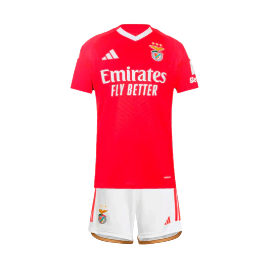 Kit Infantil Benfica I 24/25 - Vermelho e Branco