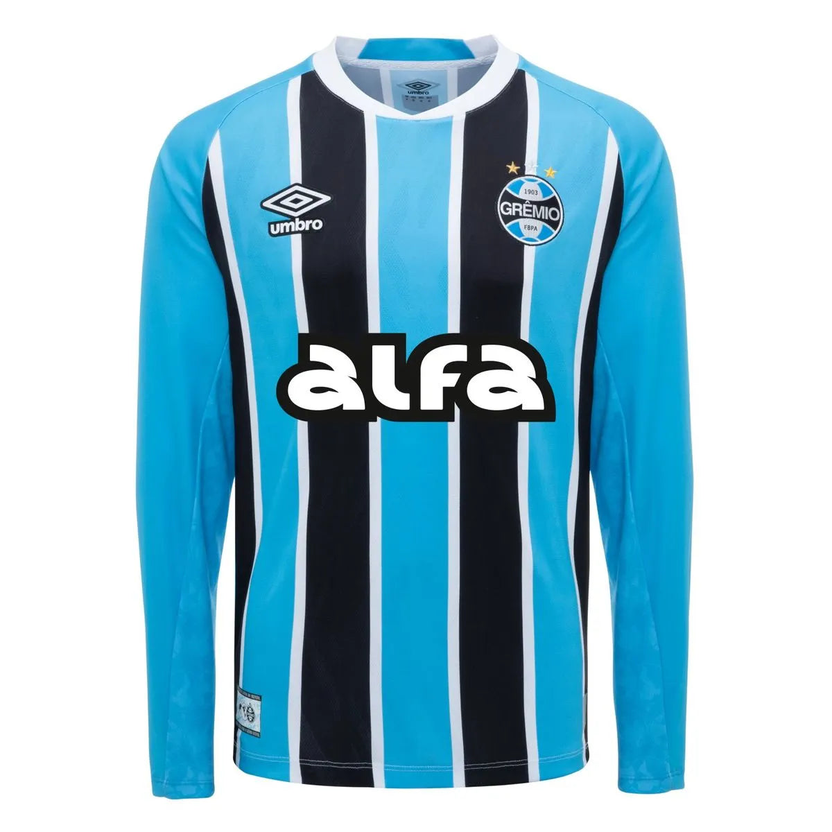 Camisola Grêmio I 25/26 - Manga Longa