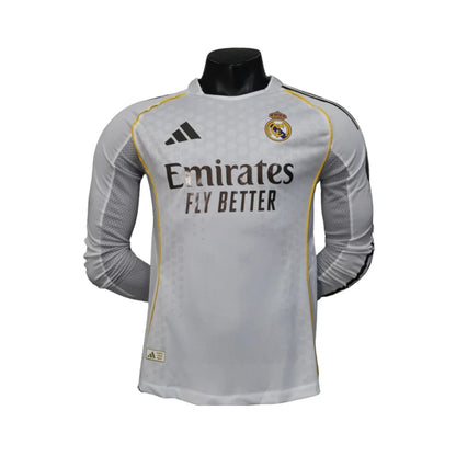 Camisola Real Madrid I 25/26 - Jogador - Manga Longa