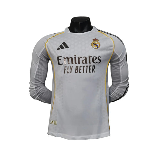 Camisola Real Madrid I 25/26 - Jogador - Manga Longa