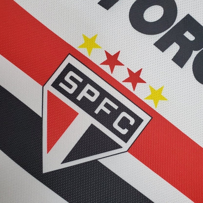 Camisola São Paulo Retrô 99/00 - Branca