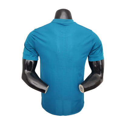 Camisola Real Madrid III 17/18 - Azul Masculino Jogador