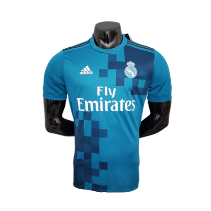 Camisola Real Madrid III 17/18 - Azul Masculino Jogador