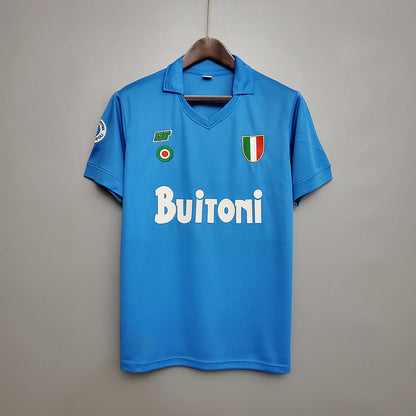 Camisola Napoli Retrô 1987/1988 - Azul