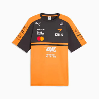Camisola McLaren F1 Team Replica 2025 – Laranja/Preto