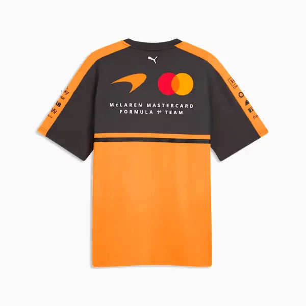 Camisola McLaren F1 Team Replica 2025 – Laranja/Preto