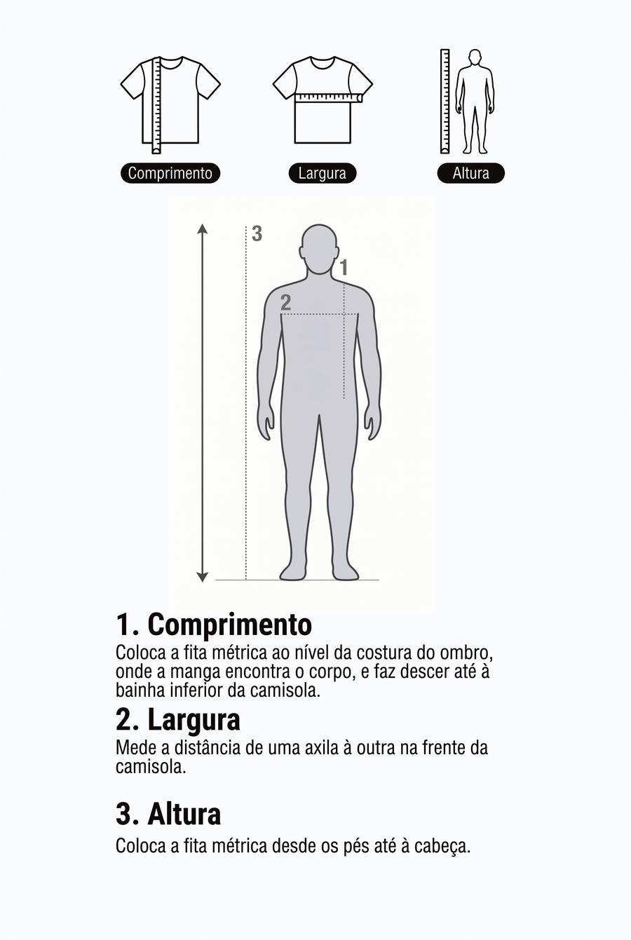 Como medir o teu tamanho